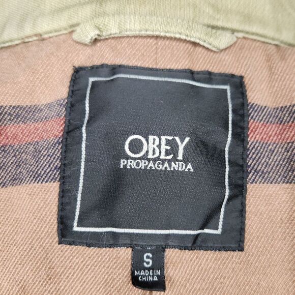OBEY Vintage Green Cargo Jacket - Picture 15 of 16